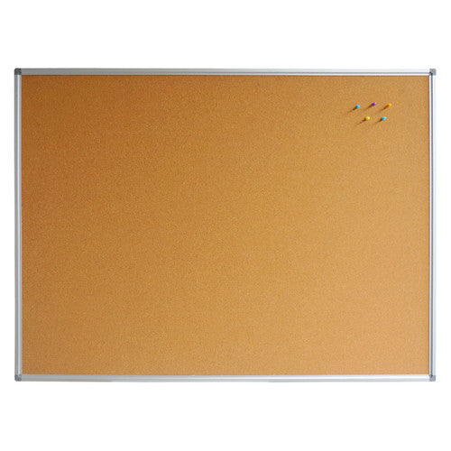 Rapidline Standard Corkboard 1800 x 15 x 1200mm Aluminium Frame