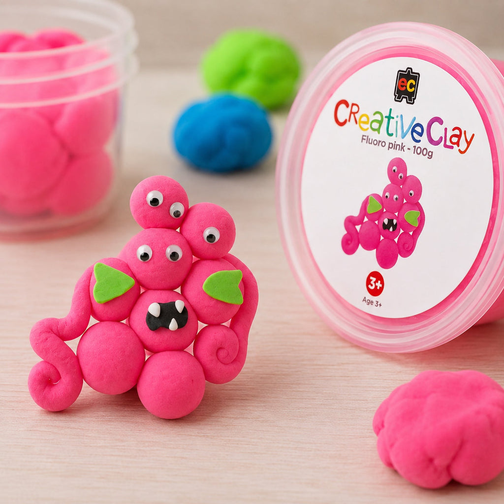 CreativeClay 100g Fluoro Pink