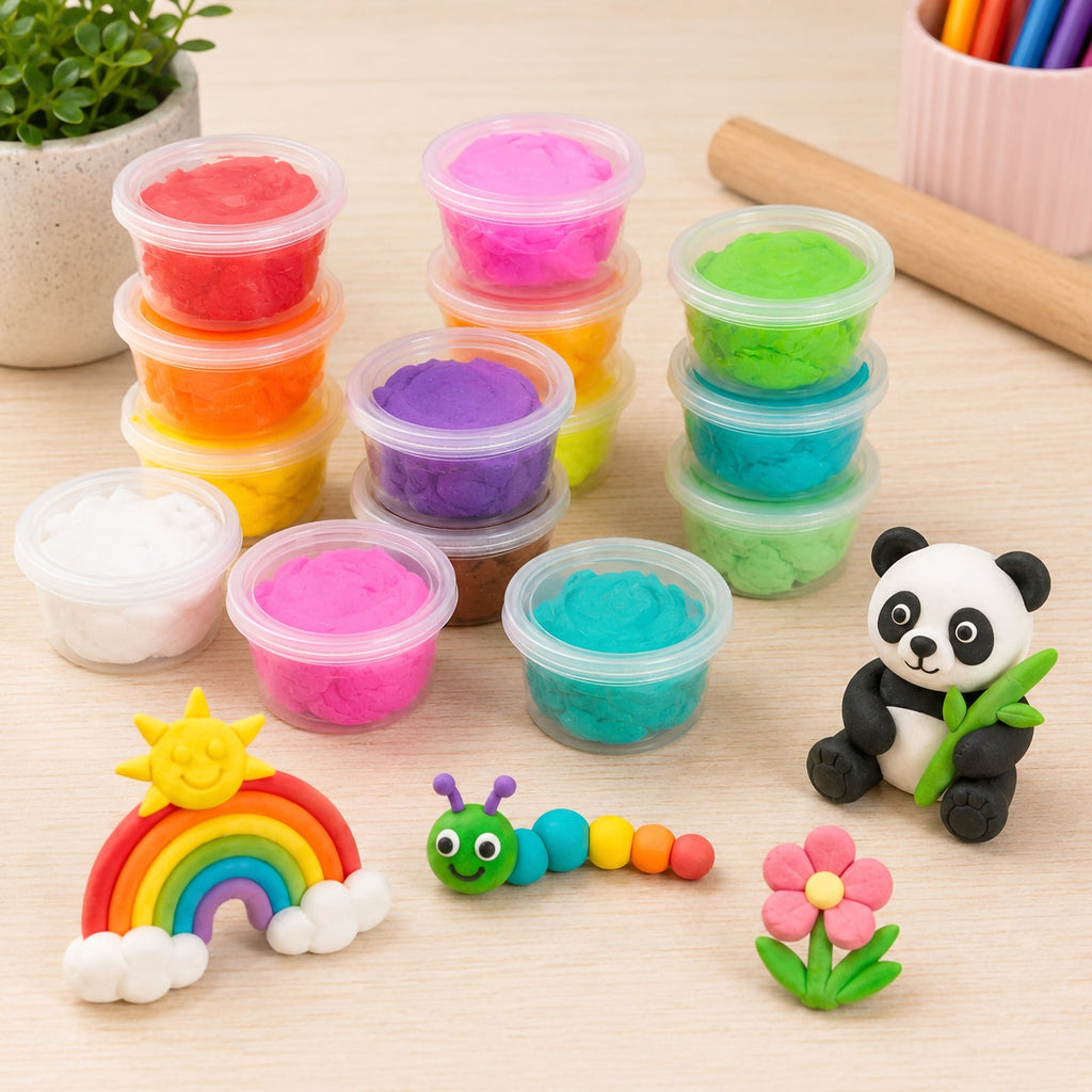 CreativeClay Set Air Dry 25g Assorted Colours Pack of 18