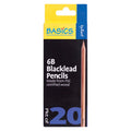Zart Basics Blacklead Pencils 6B Pack of 20