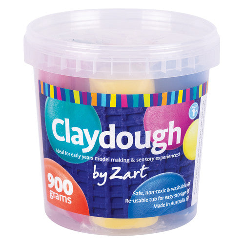 Zart Claydough Assorted Tub 900g