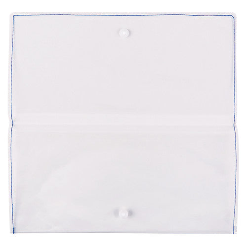 Zart Clear Wallets with Press Studs Pack of 5