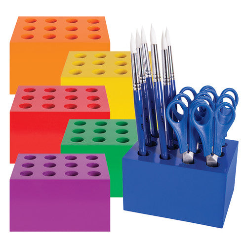 Zart ColourSorts Scissor Brush Block Assorted Set of 6
