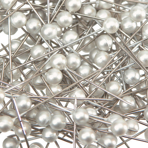Zart Pearl Headed Pins Plain 25mm Pack of 1000