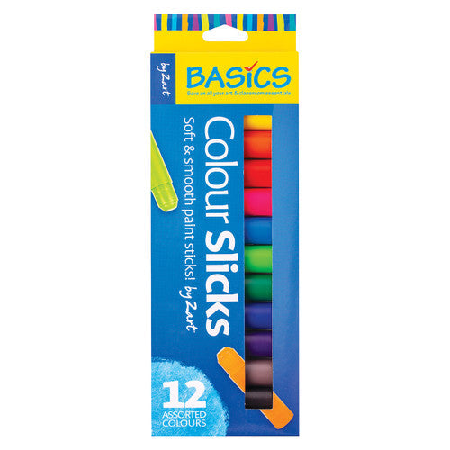 Zart Slicks Colour by Zart Pack of 12
