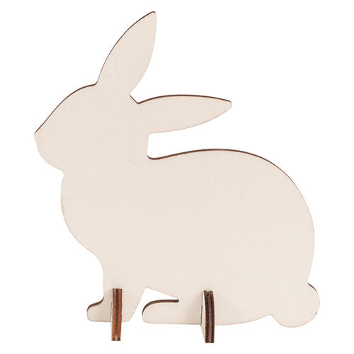 Zart Wooden Standing Rabbit Pack of 10