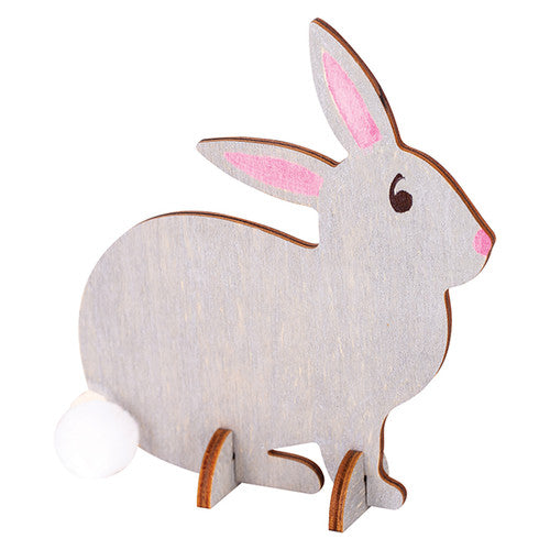 Zart Wooden Standing Rabbit Pack of 10