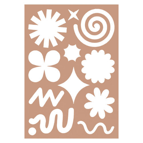 Shape Stencils A4 10 Sheets