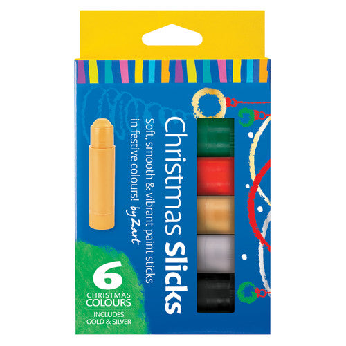 Slicks Christmas Colours Pack of 6