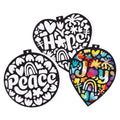 Stained Glass Wellbeing Baubles Pack of 12