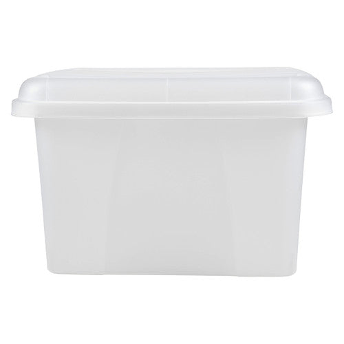 Crystalfile Porta Box 32L Clear Lid Clear Base Pack of 6
