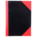 Cumberland Black and Red Notebook Gloss Cover A6 100 Leaf