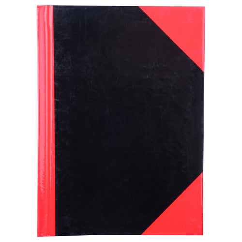 Cumberland Black and Red Notebook Gloss Cover A6 100 Leaf