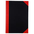 Cumberland Black and Red Notebook Original A4 100 Leaf Ruled