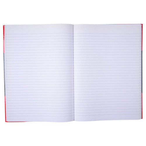 Cumberland Black and Red Notebook Original A6 100 Leaf Ruled