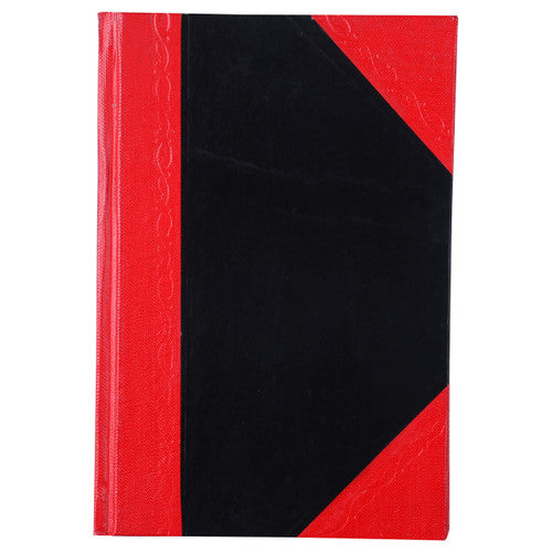 Cumberland Black and Red Notebook Original A6 100 Leaf Ruled