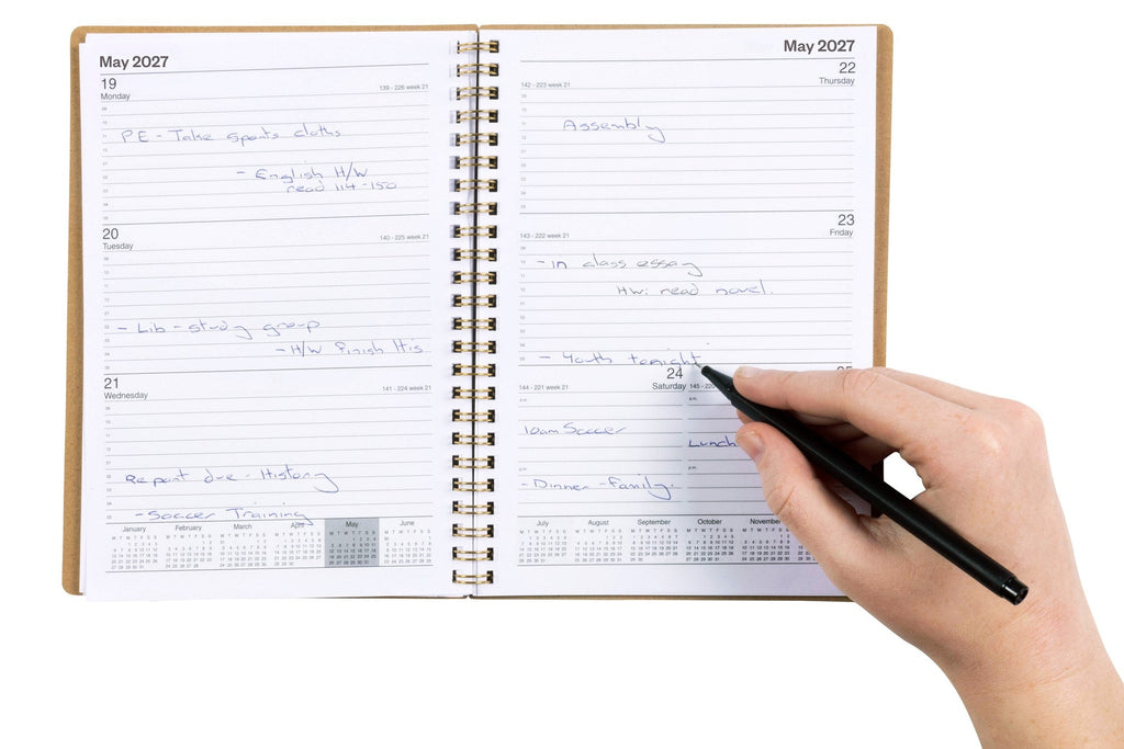 Cumberland Ecowise Diary 2027 A5 Week To View Kraft