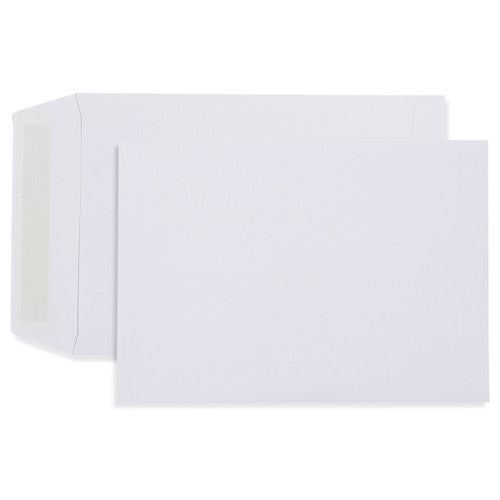 Cumberland Envelope Strip Seal Heavy White Pocket B5 250 x 176mm Box of 250