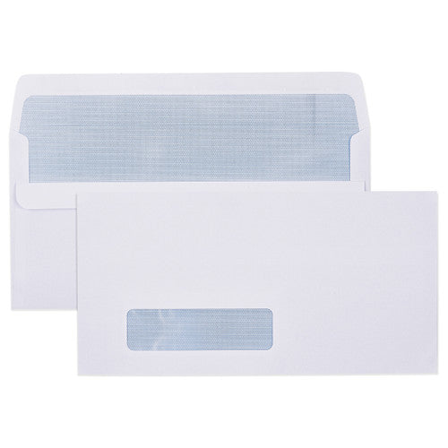 Cumberland Envelope Self Seal Window Secretive DLX 120 x 235mm Box 500