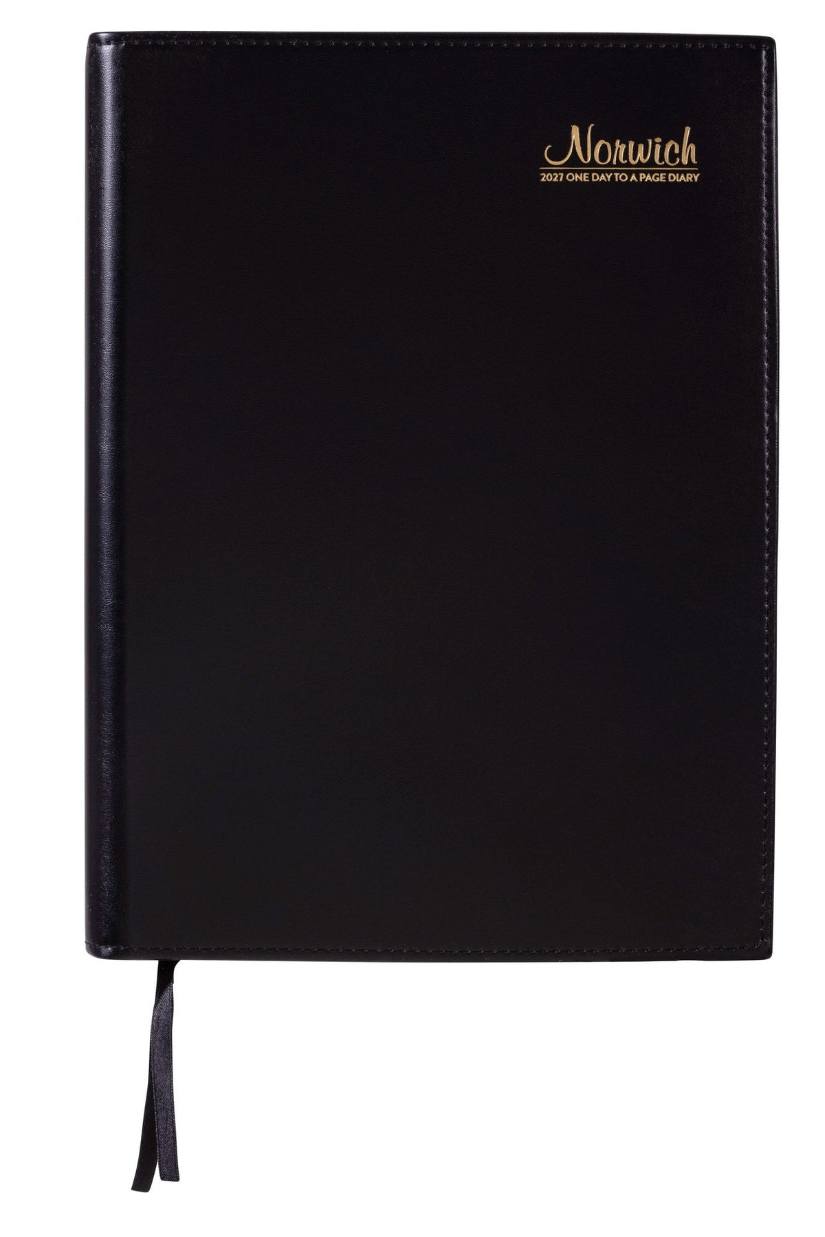Cumberland Norwich Diary 2027 A4 Day To A Page Black