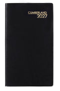 Cumberland Pocket Diary 2027 Slimline Week To View Black