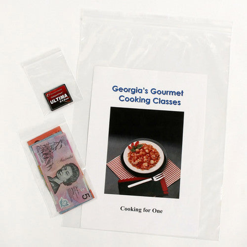 Cumberland Press Seal Plastic Bags 380 x 480mm 50 Micron Pack of 100