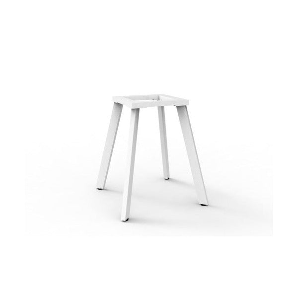 Rapidline Frame Only White Satin for Eternity Round Meeting Table