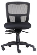 Rapidline Ergo Task Heavy Duty Mesh Operator Chair Black Fabric