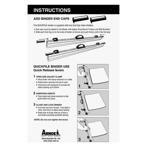 Quickfile Binder A1 Black