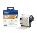 Brother DK-11209 29mm x 62mm Black on White Small Address Label Roll