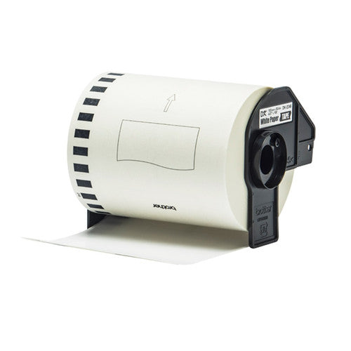 Brother DK-22246 103mm x 30.48m Black on White Continuous Paper Label Roll