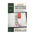 Collins Debden DK1004 Dayplanner Desk Size Credit/Business Card Holder Refill Pack of 3