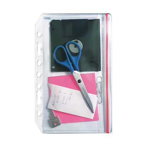 Collins Debden DK1005 Dayplanner Desk Size Resealable Sleeve Bag Refill Pack of 2