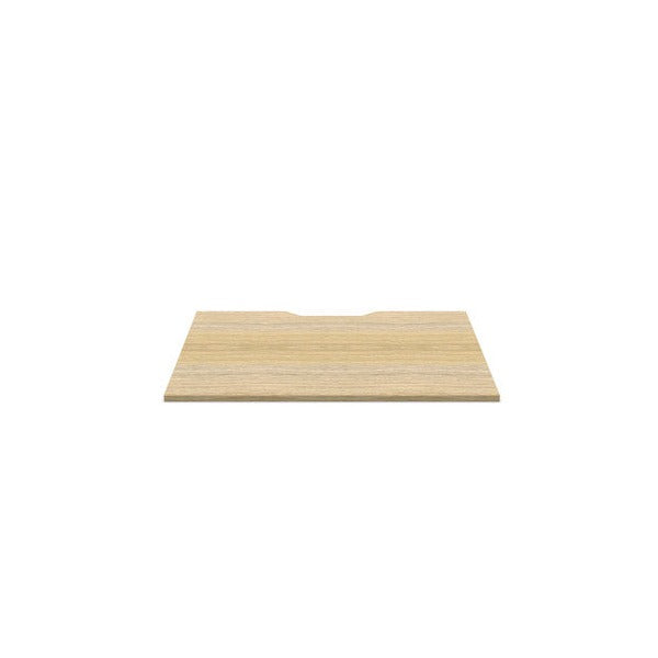 Rapidline Scalloped Table Top 1200 x 750 x 25mm Only Natural Oak