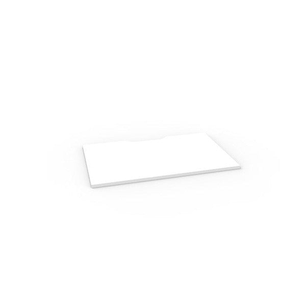 Rapidline Scalloped Table Top 1200 x 750 x 25mm Only Natural White
