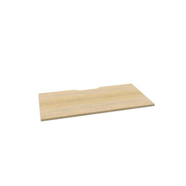 Rapidline Scalloped Table Top 1500 x 750 x 25mm Only Natural Oak