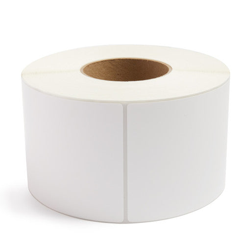 Direct Thermal Labels Permanent Adhesive Perforated 40 x 28mm Core 25mm White Roll of 2000