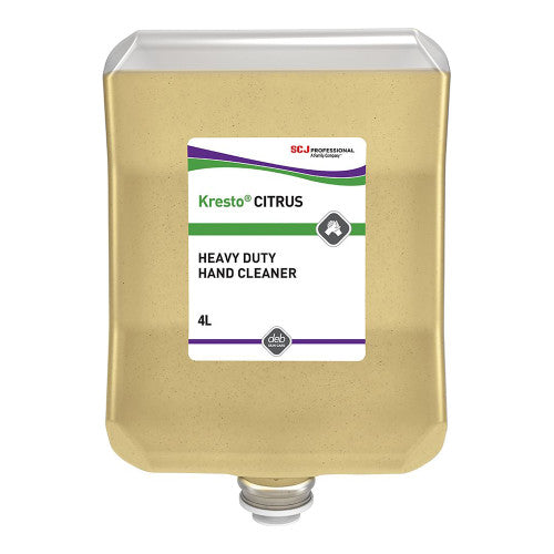 Deb Kresto Citrus Heavy Duty Hand Cleaner 4L Pack of 4