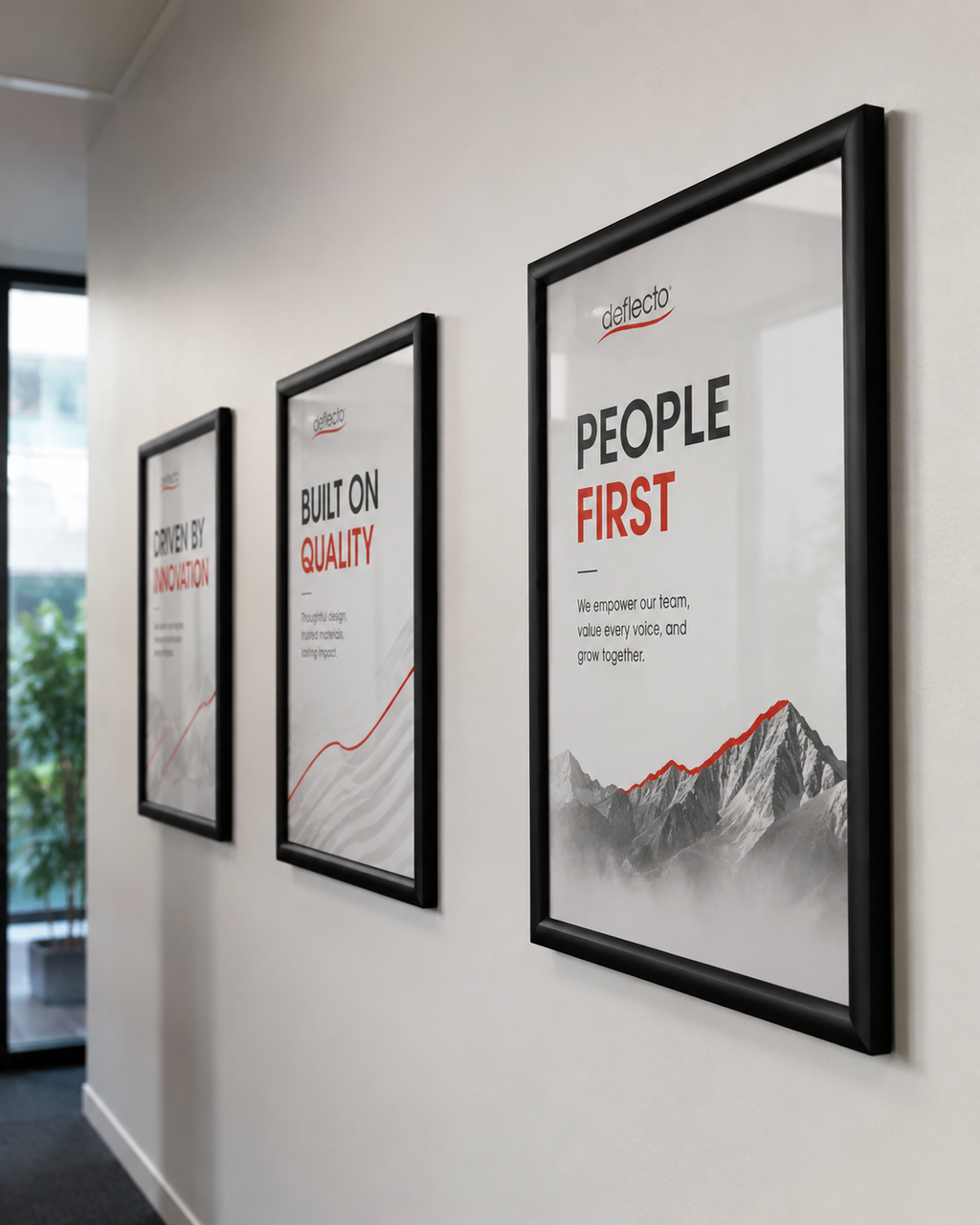 Deflecto A1 Black Picture and Certificate Frame