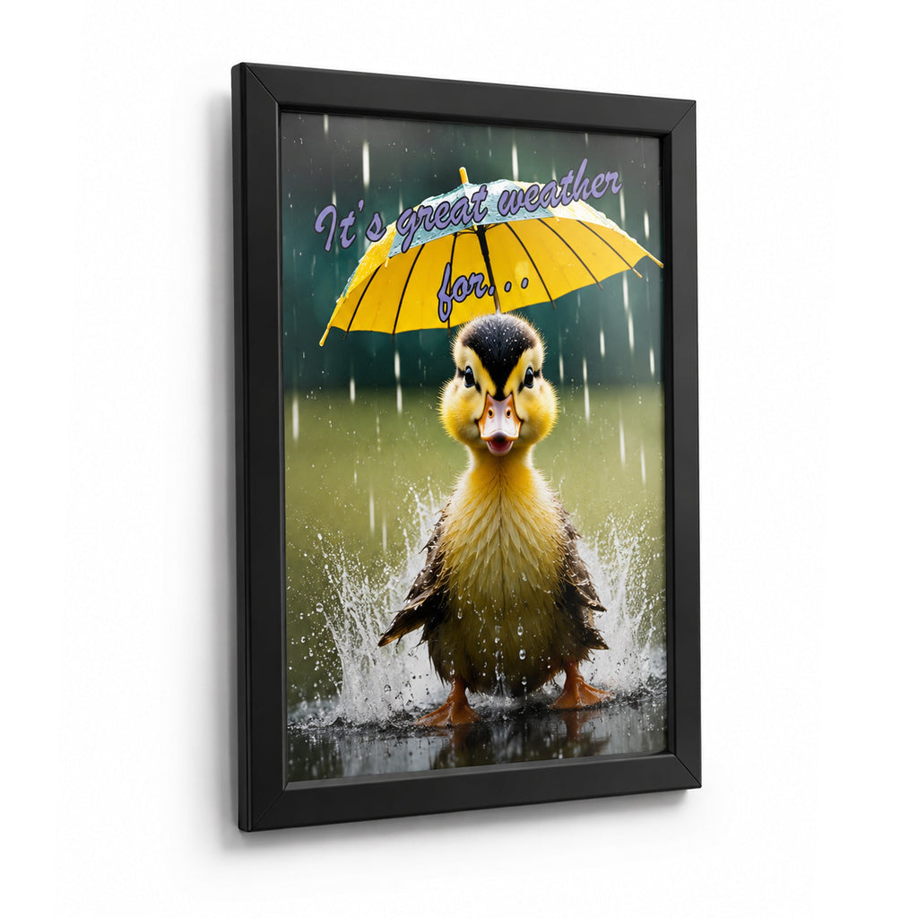 Deflecto A3 Black Water Resistant Snap Frame 32mm Profile