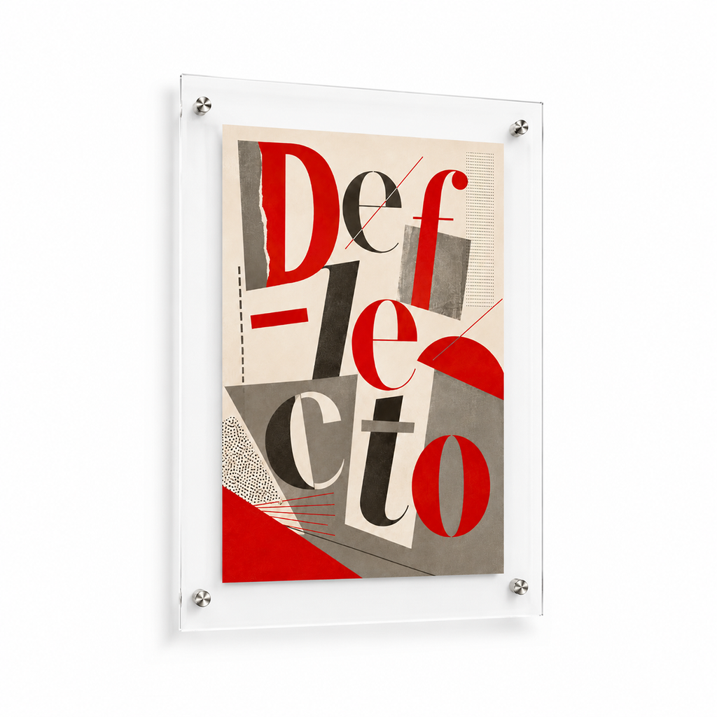 Deflecto A4 Acrylic Poster and Photo Holder Wall Mount