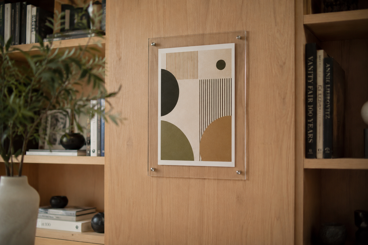 Deflecto A4 Acrylic Poster and Photo Holder Wall Mount