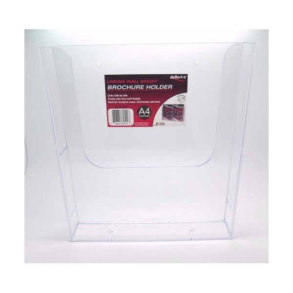 Deflecto Linking Wall Mount Brochure Holder A4