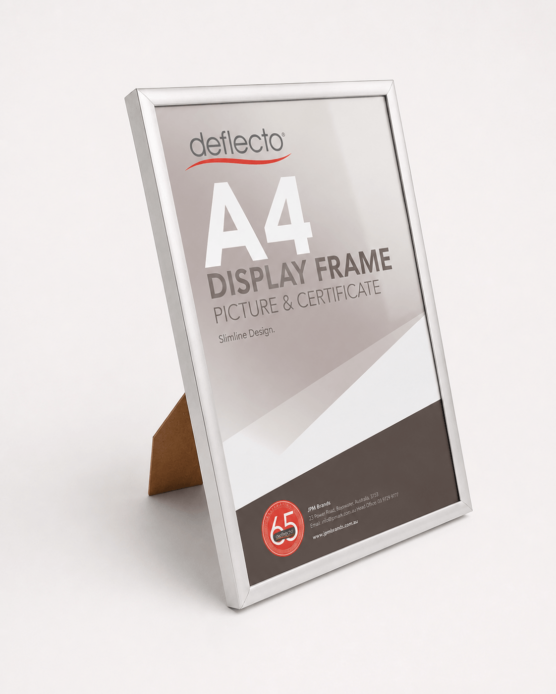 Deflecto A4 Silver Picture and Certificate Frame