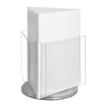 Deflecto Rotating Countertop Brochure Holder A4 White