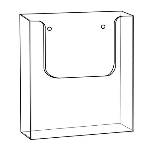 Deflecto Wall Mount Brochure Holder A5