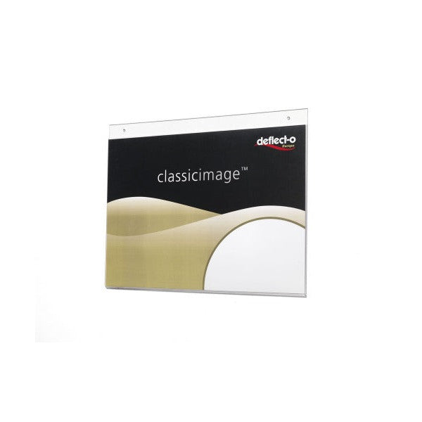 Deflecto Wall Mount Sign Holder A3 Landscape
