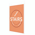 Deflecto Wall Mount Sign Holder A4 Portrait