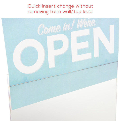 Deflecto Wall Mount Sign Holder A5 Portrait