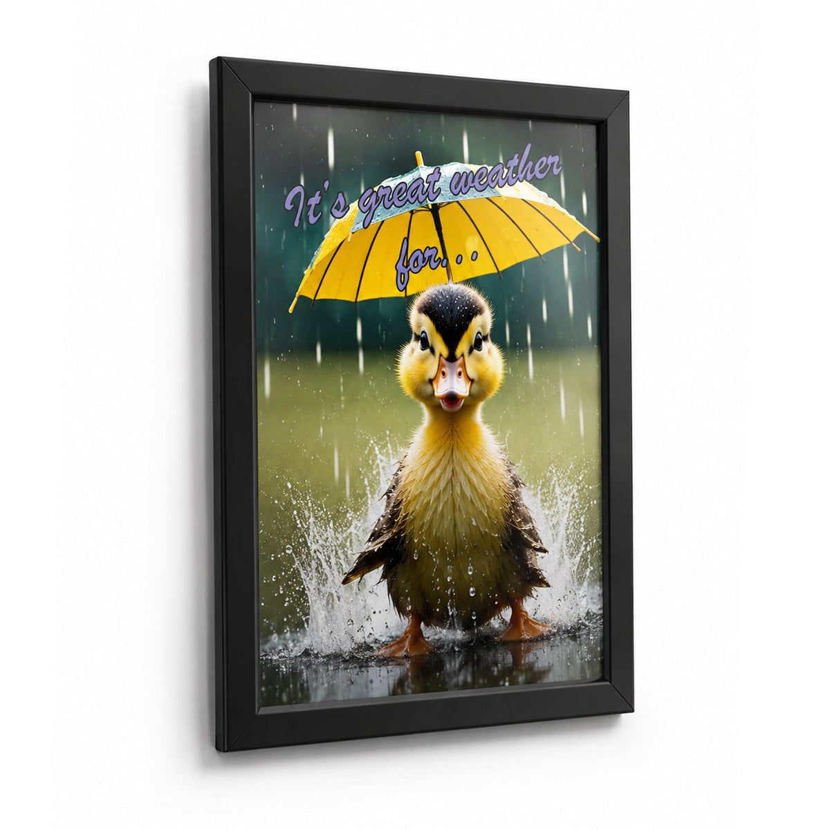 Deflecto A3 Black Water Resistant Snap Frame 25mm Profile